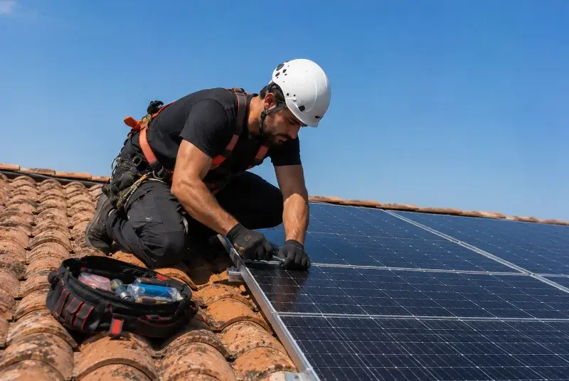 Maintenance et monitoring de panneaux solaires à Mirepeix