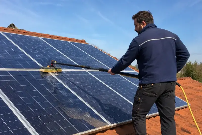 Nettoyage et entretien de panneaux solaires à Mirepeix